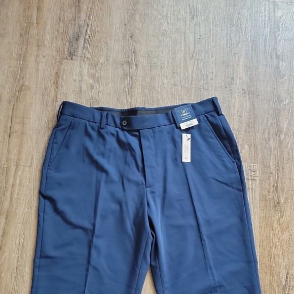 New George Four-Way Stretch Expandable Waist Dress Pants 38W 32L - Picture 3 of 7